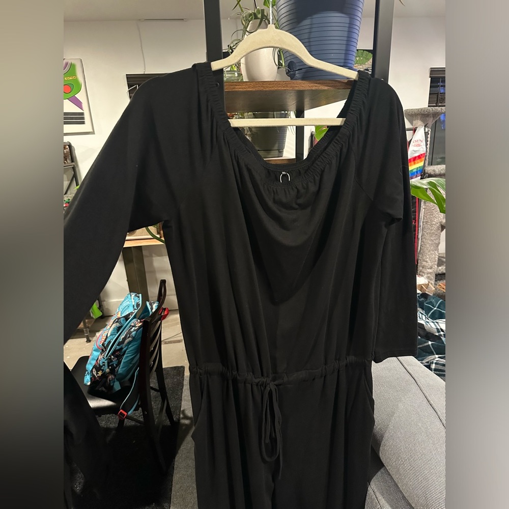 Black Longsleeve Jumpsuit
